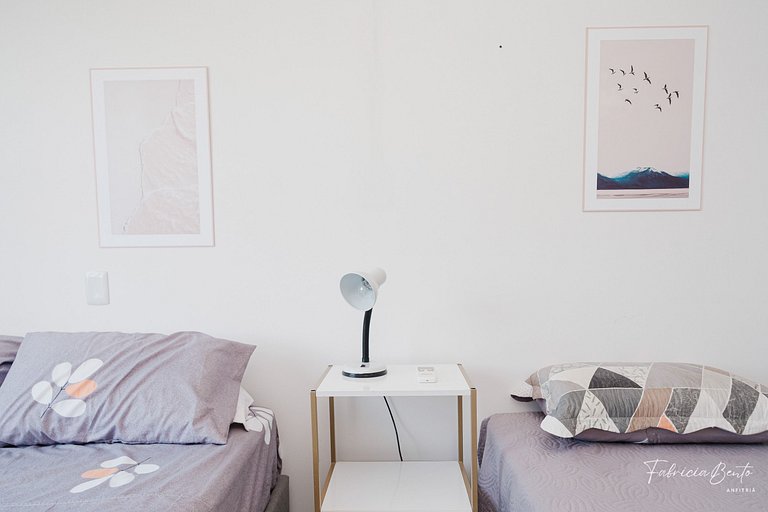 Ape 4 pessoas garagem / churrasqueira em jurerê