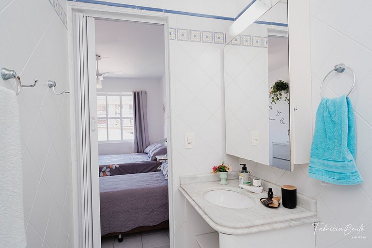 Ape 4 pessoas garagem / churrasqueira em jurerê