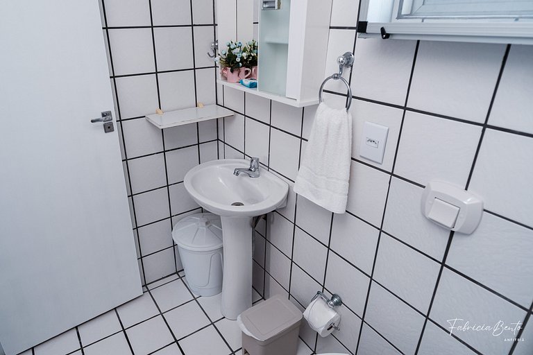 Apartamento em Jurerê • 2 dormitórios • Máquina de lavar • 3