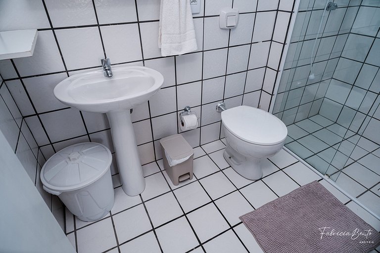 Apartamento em Jurerê • 2 dormitórios • Máquina de lavar • 3