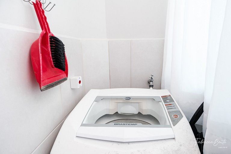 Apartamento em Jurerê • 2 dormitórios • Máquina de lavar • 3