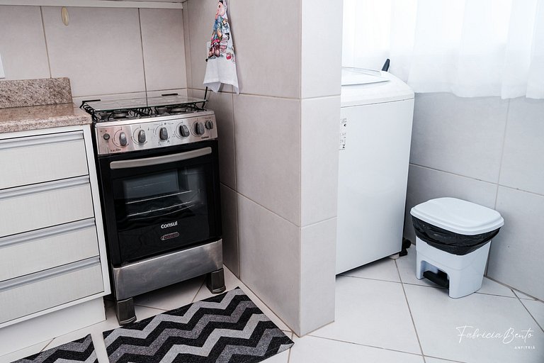 Apartamento em Jurerê • 2 dormitórios • Máquina de lavar • 3