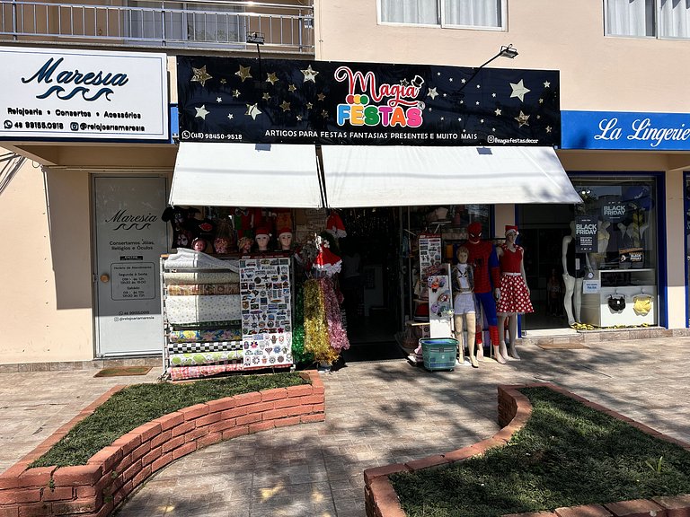 104 Condomínio próximo mar, balcón e Parrilla