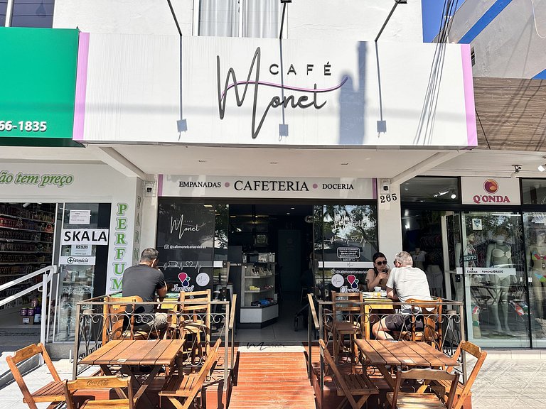 Condomínio próximo mar, balcón e Parrilla