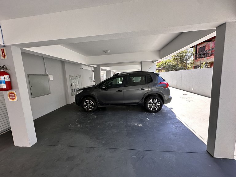 104 Condomínio próximo mar, balcón e Parrilla